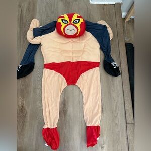 Wrestler Piggyback Costume Men's Ride On Wrestling Piggy Back